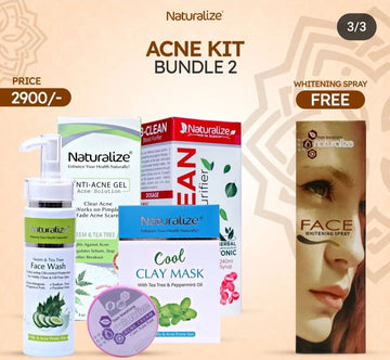 Acne Kit Bundle 2 & Get FREE Face Whitening Spray by Dr Bilquis Shaikh