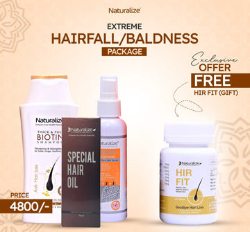 Hair Fall / Baldness Package by Dr Bilquis shaikh - GET FREE Hair FIt Tablet Worth Rs.600