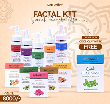 Whitening Herbal Facial Kit Spacial Offer By Dr Bilquis & Get FREE Cool Clay Mask worth Rs.850