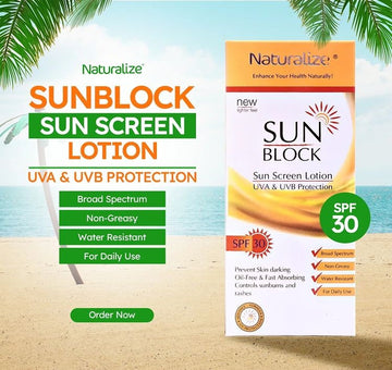 Sun Block (Pack of 2) SPF 30 - UVA & UVB Protection - Naturalize Dr. Bilquis Sheikh