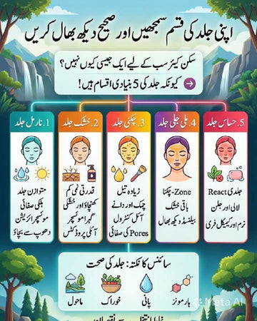 اپنی جلد کی قسم کیسے پہچانیں؟ مکمل اسکن کیئر گائیڈ | Herbal4Life پاکستان