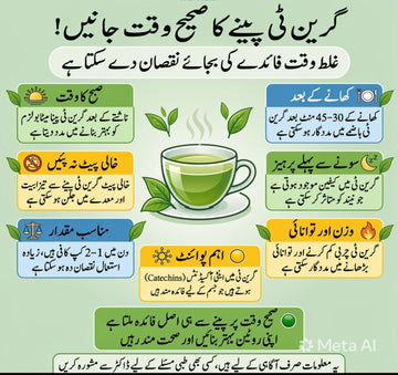 گرین ٹی پینے کا صحیح وقت کیا ہے؟ | Herbal4Life