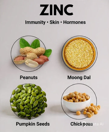 زنک کے فوائد | زنک سے بھرپور غذائیں جو قوتِ مدافعت اور جلد کو مضبوط بنائیں