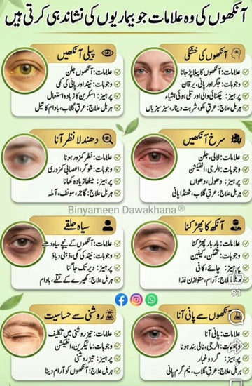 آنکھوں کی عام بیماریاں اور قدرتی جڑی بوٹیوں سے علاج | Herbal Eye Care Tips