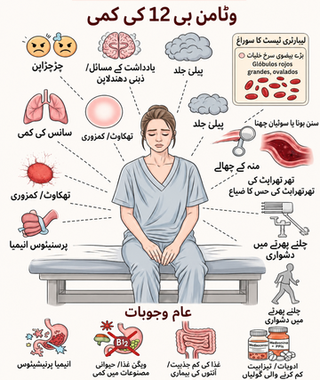 بی 12 کی کمی دور کرنے والی بہترین سبزیاں اور قدرتی علاج
