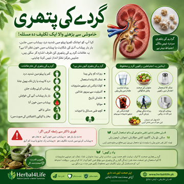 گردے کی پتھری کی علامات، وجوہات اور بچاؤ | Herbal4Life Pakistan