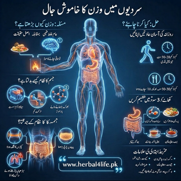 ❄️ سردیوں میں وزن کا خاموش جال – پیٹ کی چربی کیوں کم نہیں ہوتی؟