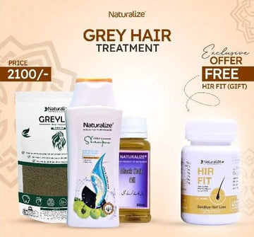 Grey Hair Treatment by Dr Bilquis Shaikh - GET FREE HAIR FIT TABLET Worth Rs.600