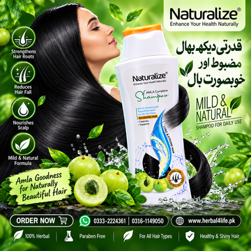 Naturalize Amla Conditioning Shampoo by Dr Bilquis | Herbal Hair Shampoo