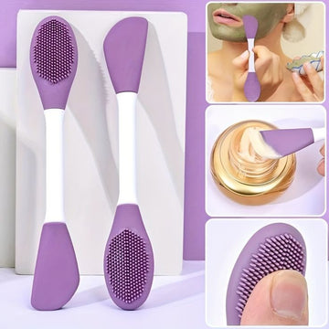 Double Head Silicone Facial Mask Brush Price in Pakistan | Face Mask Applicator Tool